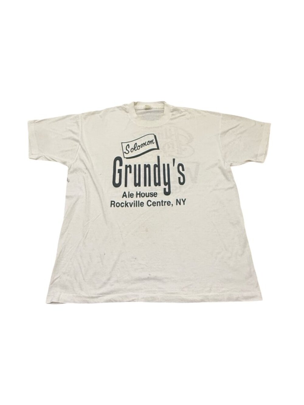 Vintage 1990s Grundy’s Ale House Allman Brothers WBAB Single Stitch T Shirt